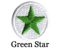 green star baseball patch