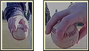 cross seam baseball grip
