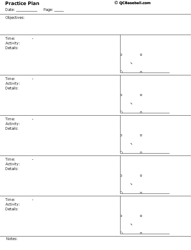 Printable Football Practice Plan Template Printable Word Searches