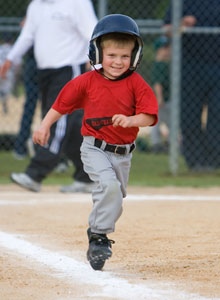 young baserunner