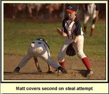 catcher preparing to throw