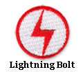 lightning motivational patch