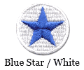 blue star baseball patch