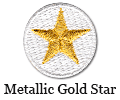 gold star baseball patch