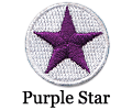 purple star patch
