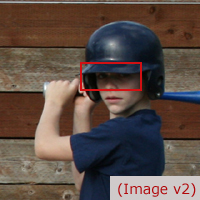 batter with head level